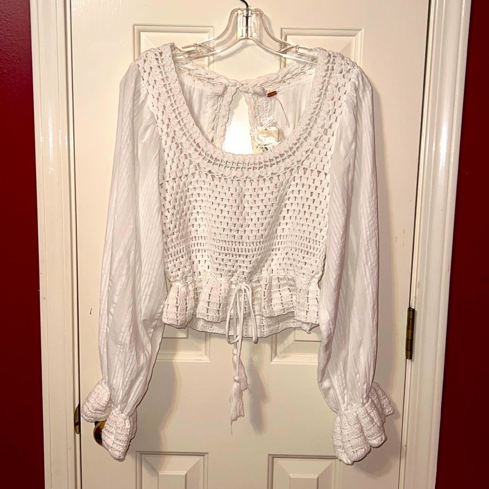 🆕 Free People Megan Crochet Top